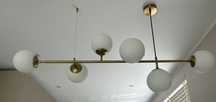 LAMPA Kule - złota