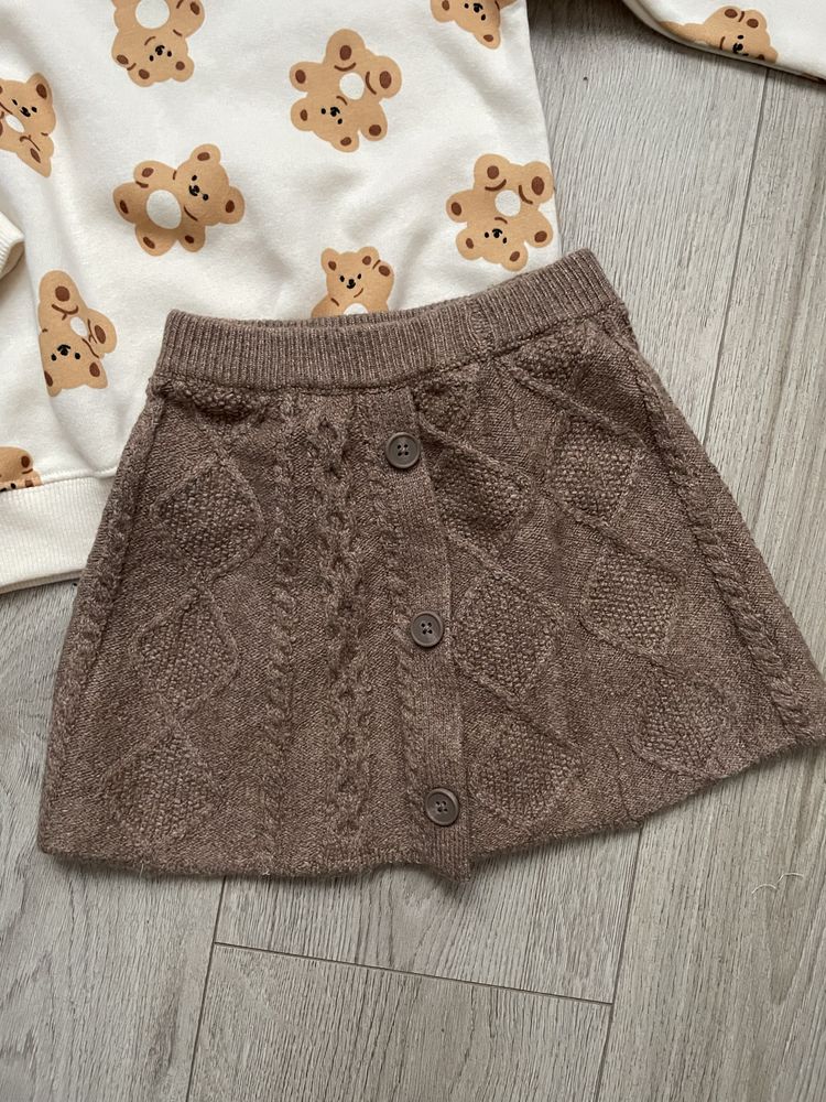 Світшот спідниця Zara 104розмір