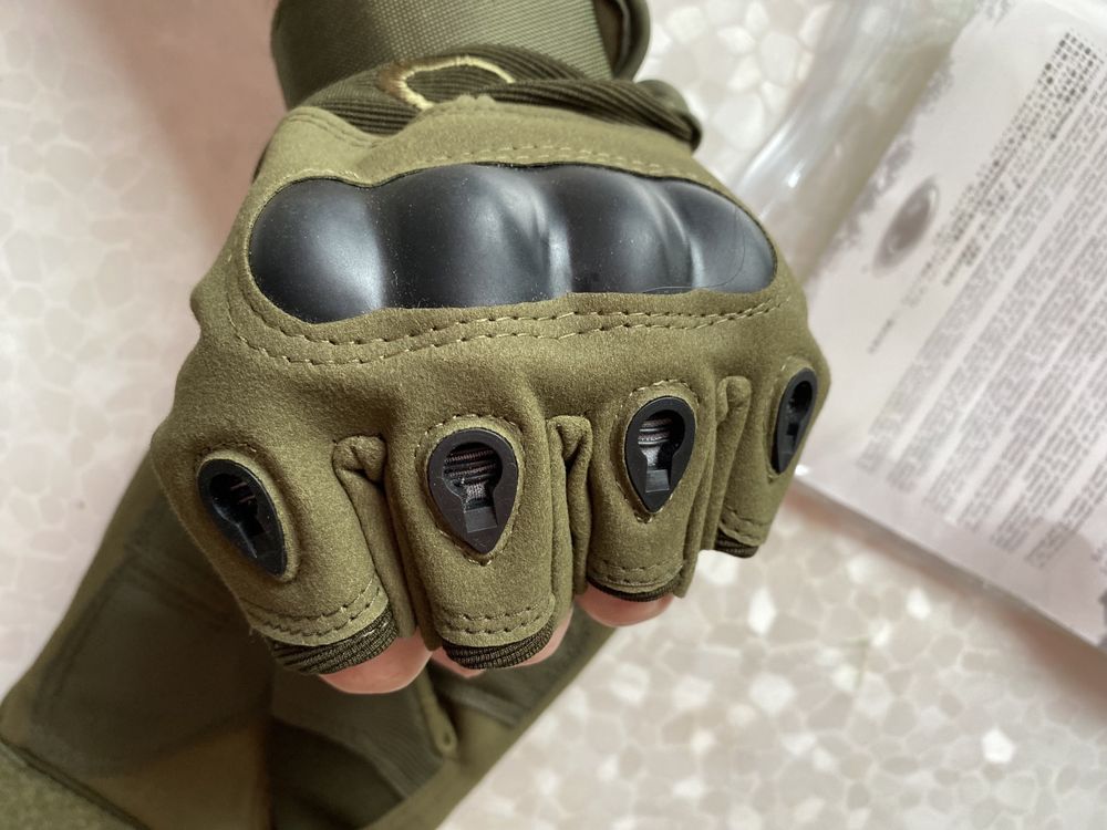 Мото Рукавички Oakley Glove Olive безпалі мото-рукавиці відкриті олива