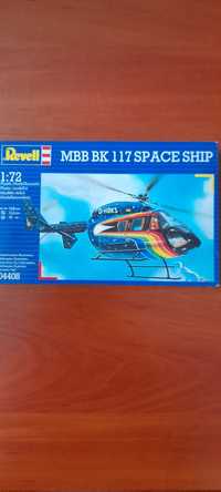 Helikopter MBB BK117 Space Ship. Skala 1:72.