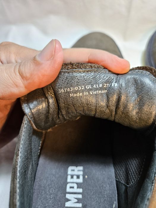 Sapatos / Botins Camper  Castanhos/Verdes Musgo - Tamanho 4