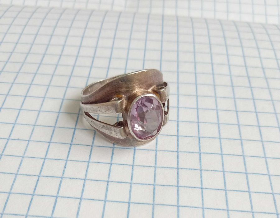 Кольцо перстень Срібло 875 проби, зірочка. Вінтаж. СССР