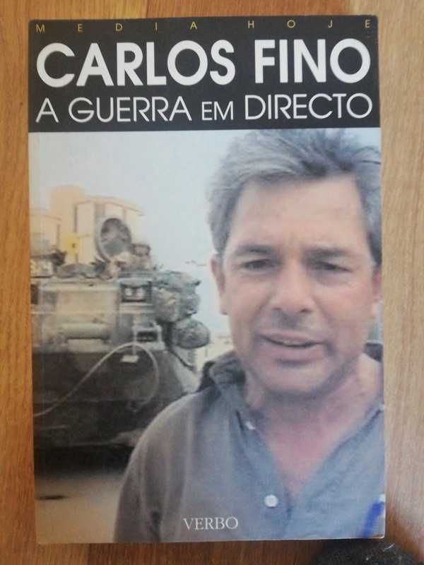 Livro A Guerra em Directo, de Carlos Fino