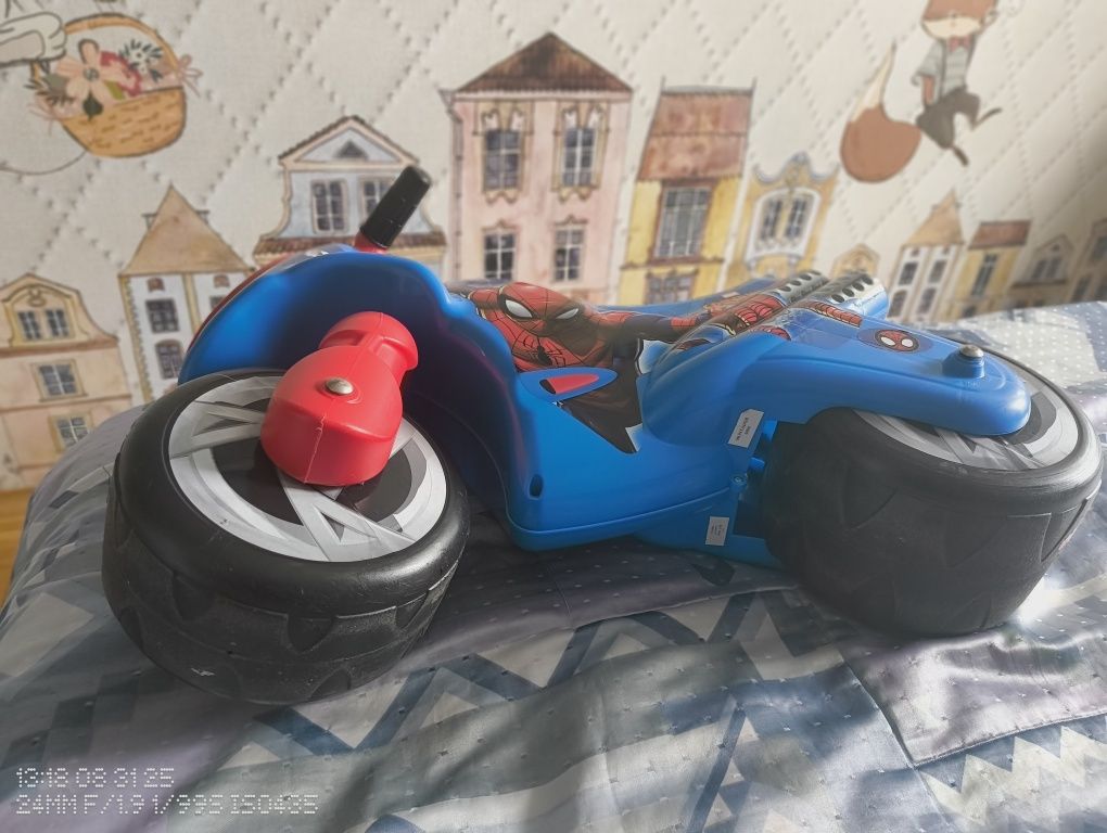 Motor biegowy jeździk 3+ Spiderman Injusa stan bdb