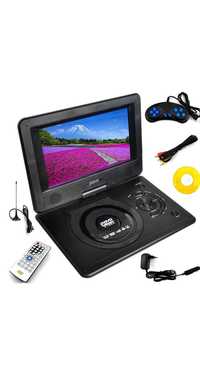 Odtwarzacz DVD do Domu i Samochodu Ekran 9 USB SD PLAY Konsola GRY 12V