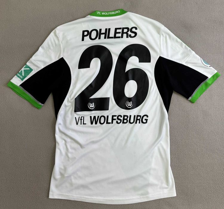 Koszulka VfL Wolfsburg 2013/2014 Pohlers #26 Adidas Player Issue