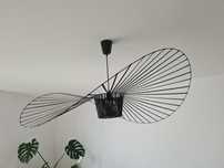 Lampa wisząca kapelusz duża czarna design