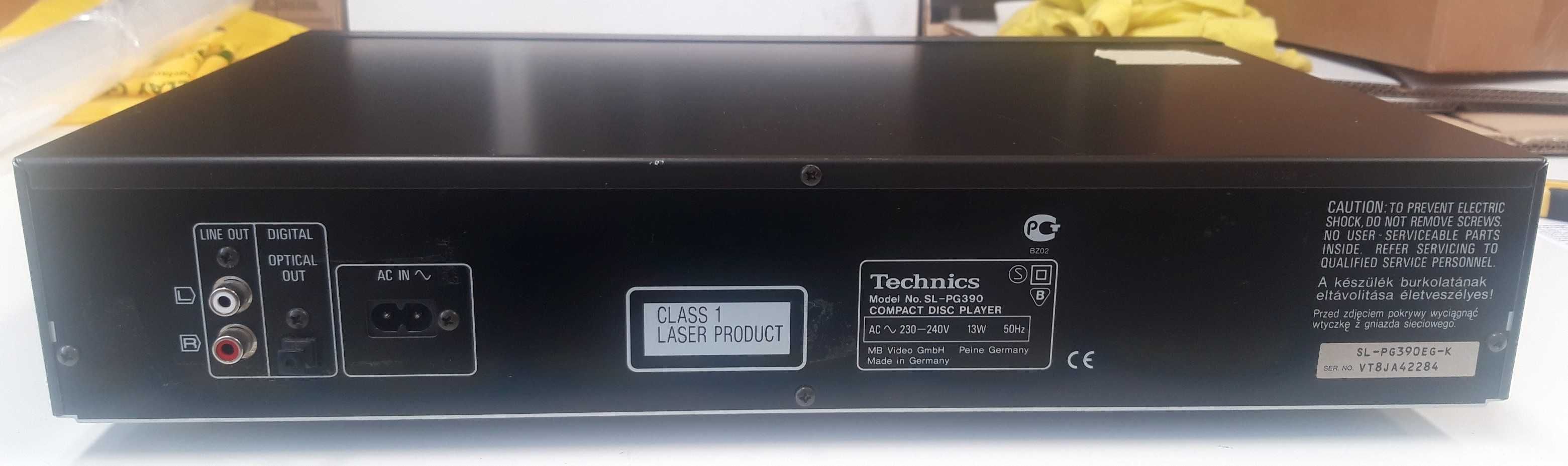 Technics SL-PG390 leitor cds Made in Germany