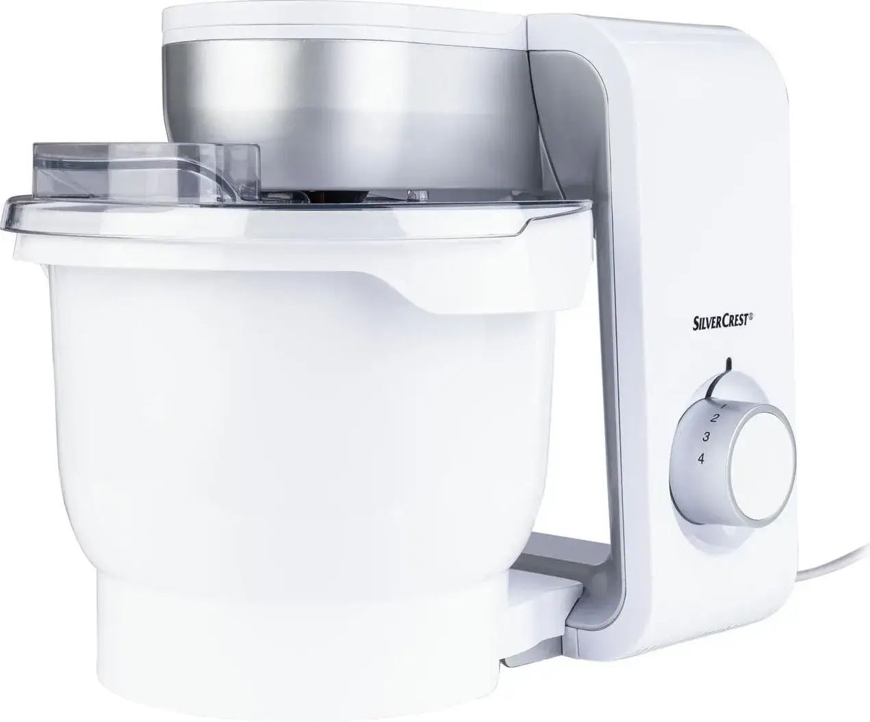Кухонна машина SilverCrest SKM 550 B3 7в1 Silver (3.8 л, 500 Вт, Німеч
