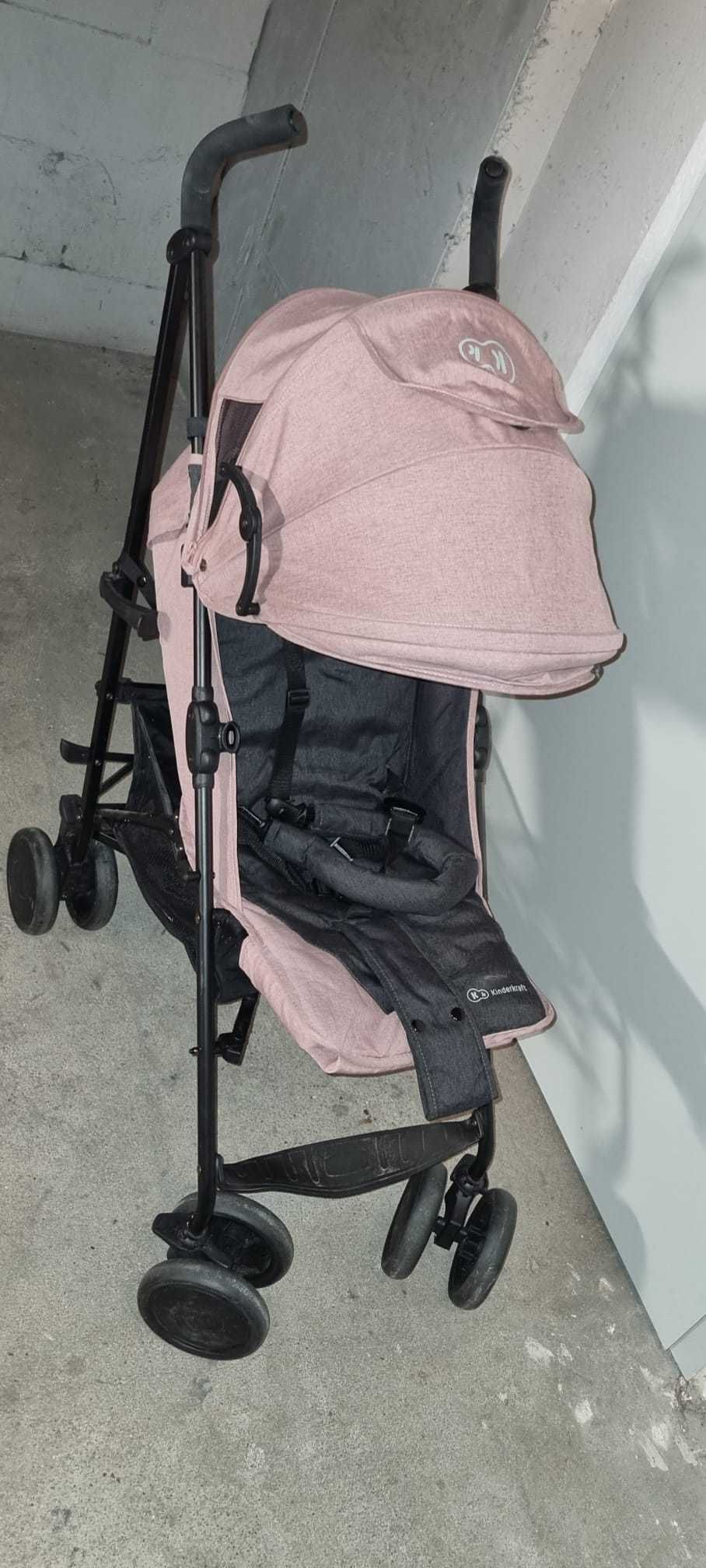 Wózek spacerówka Kinderkraft Siesta różowy