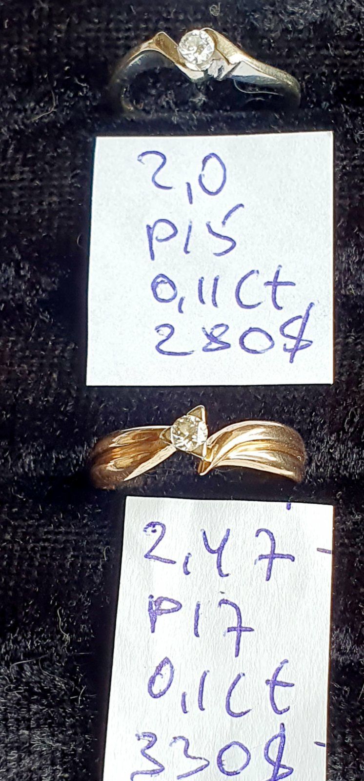 Продам золотые серьги и кольца с бриллиантами