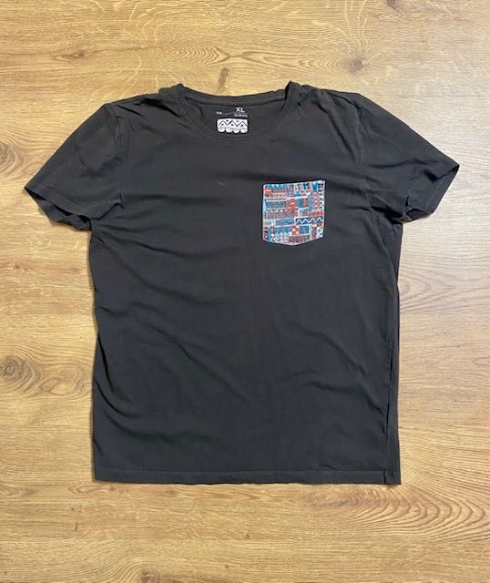 Koszulka męska Medicine - rozmiar XL, bawełna, brązowa