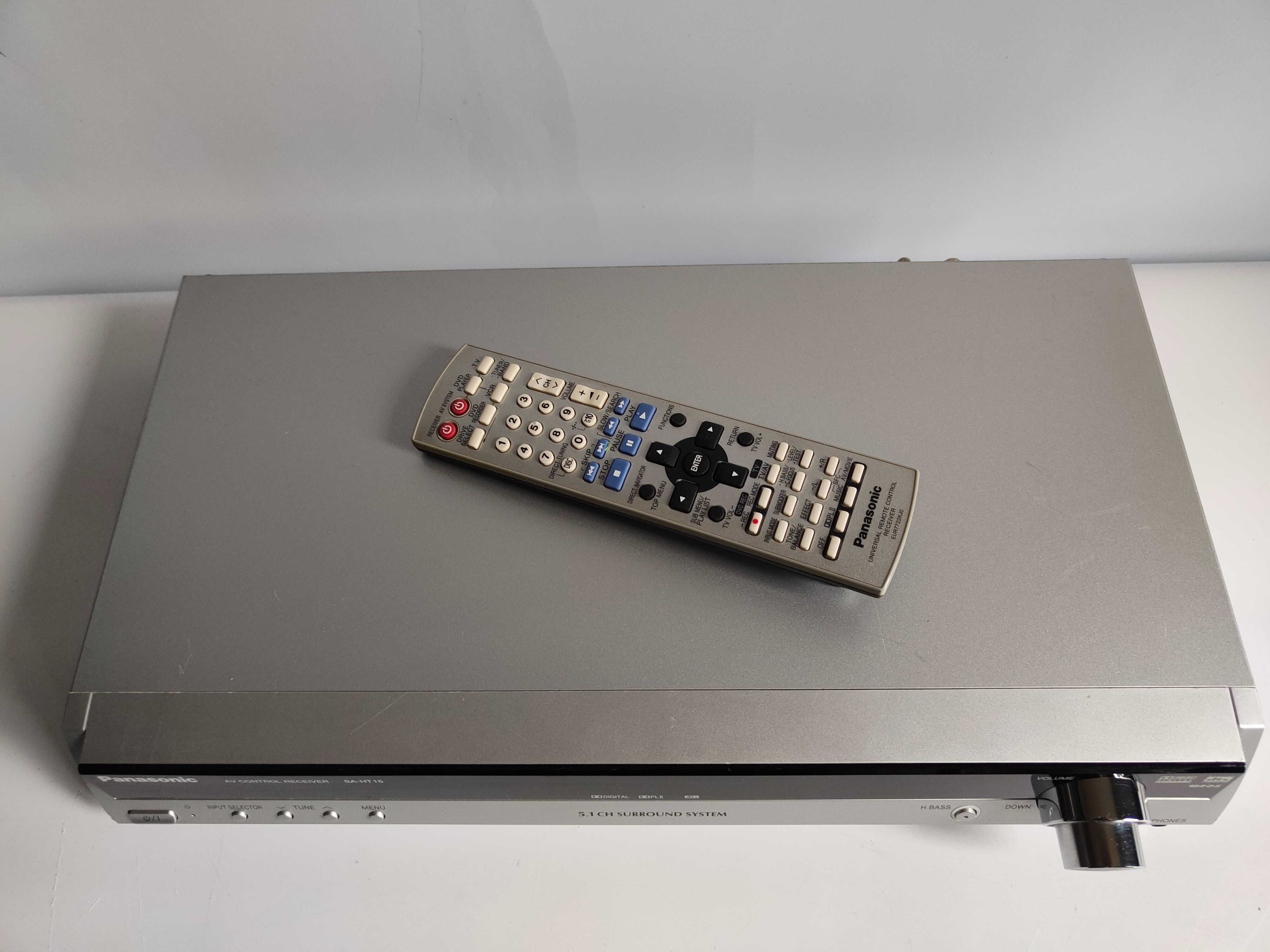 Amplituner kina domowego PANASONIC SA-HT15 z pilotem