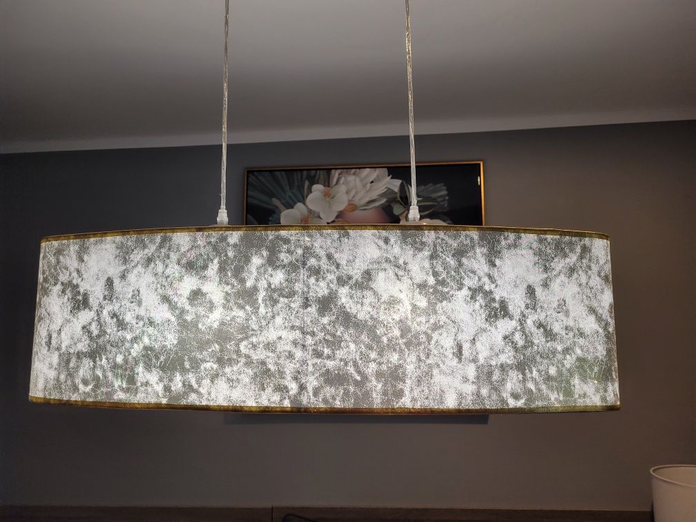 Lampa sufitowa wisząca złota   ,oświetlenie