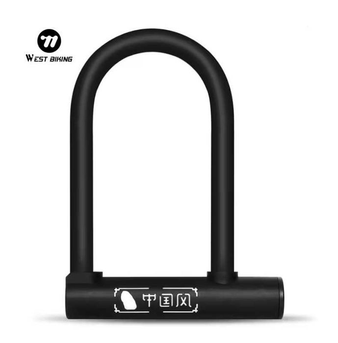 Новый замок.Велосипед,мото,дверной замок WEST BIKING U Lock,антивор