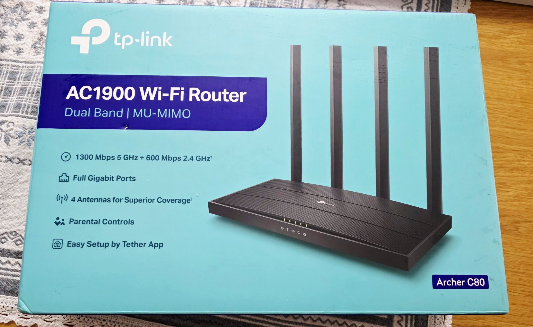 Router TP-LINK Archer C80 AC1900 stan idealny