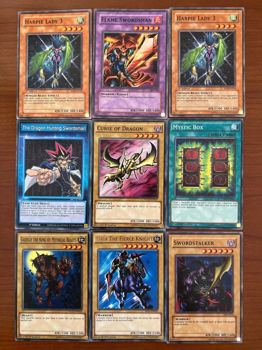 Cartas Yugioh - Nostálgicas