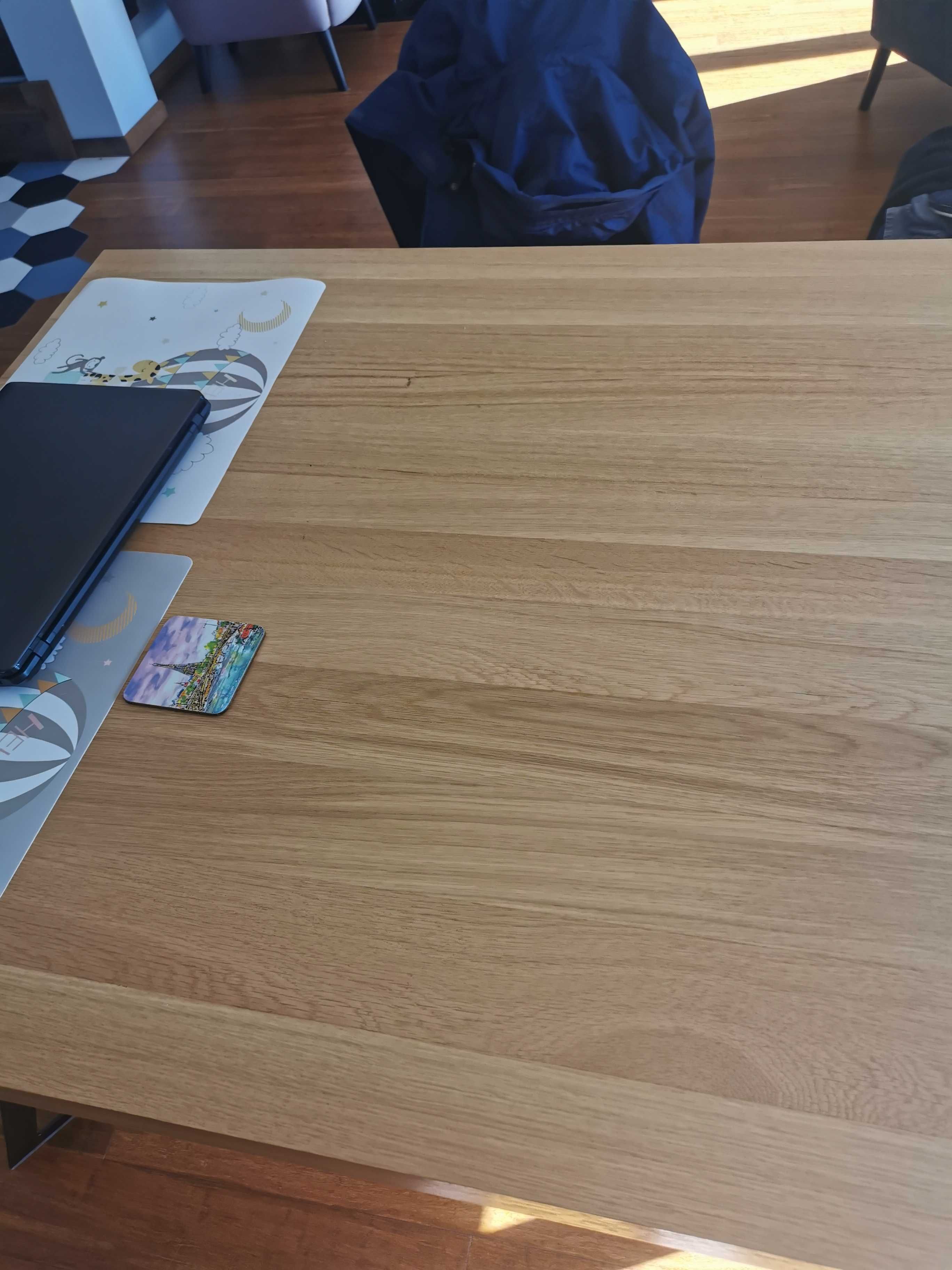 Stół Sherwood sharewood customform stalowa noga dębowy blat