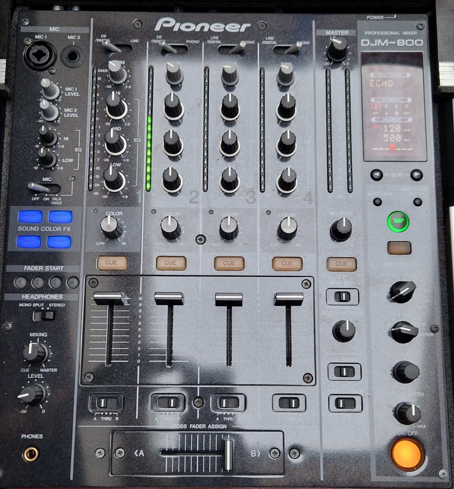 2x PIONEER CDJ-400 + Pioneer DJM-800 + CASE