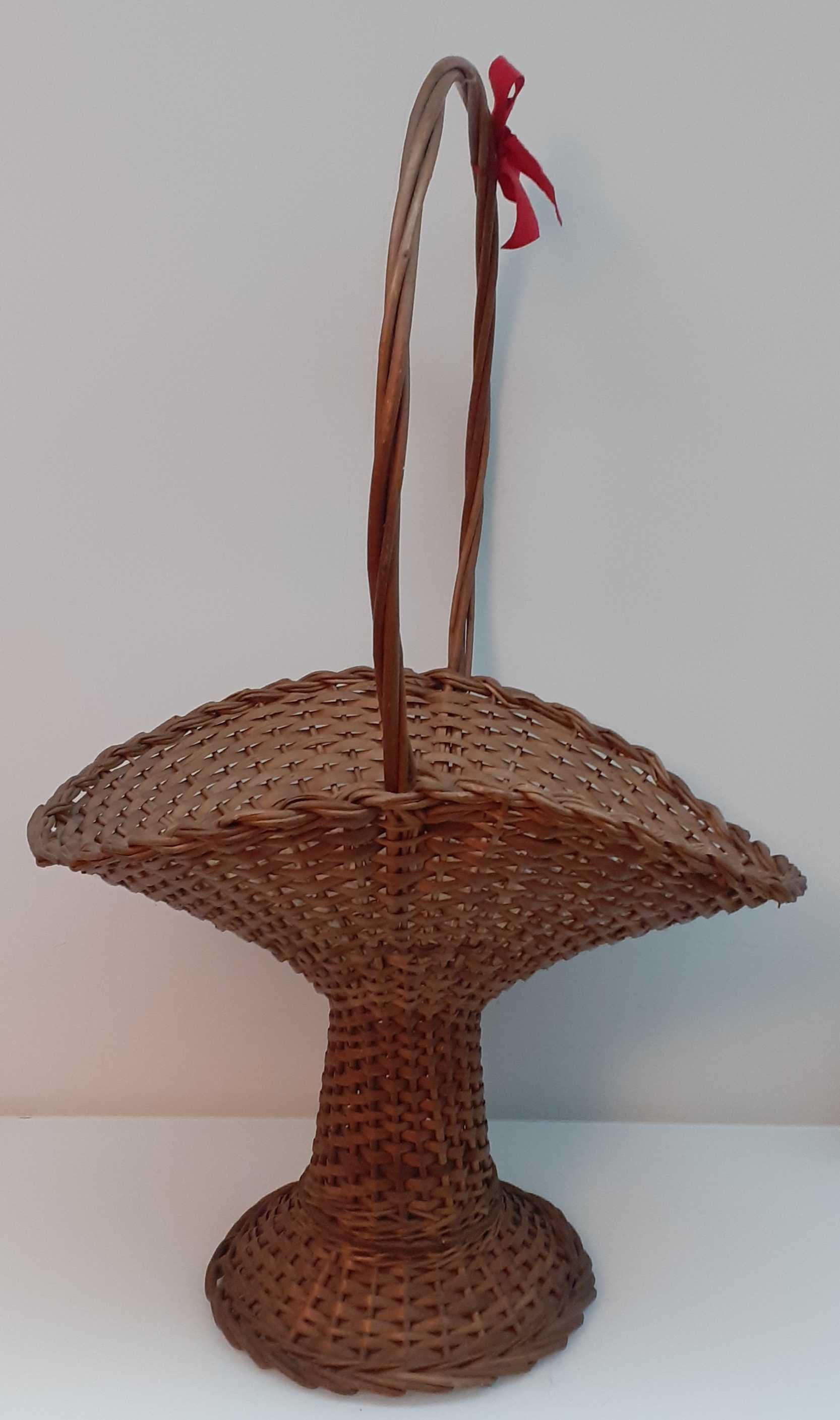 Cesta de Vime para Arranjos Florais