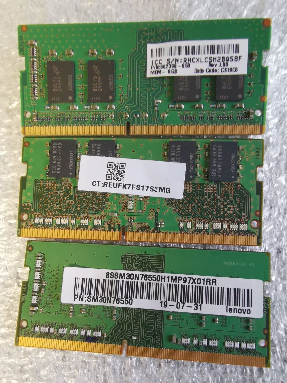 Память DDR4 SODIMM 8 Gb для ноутбука