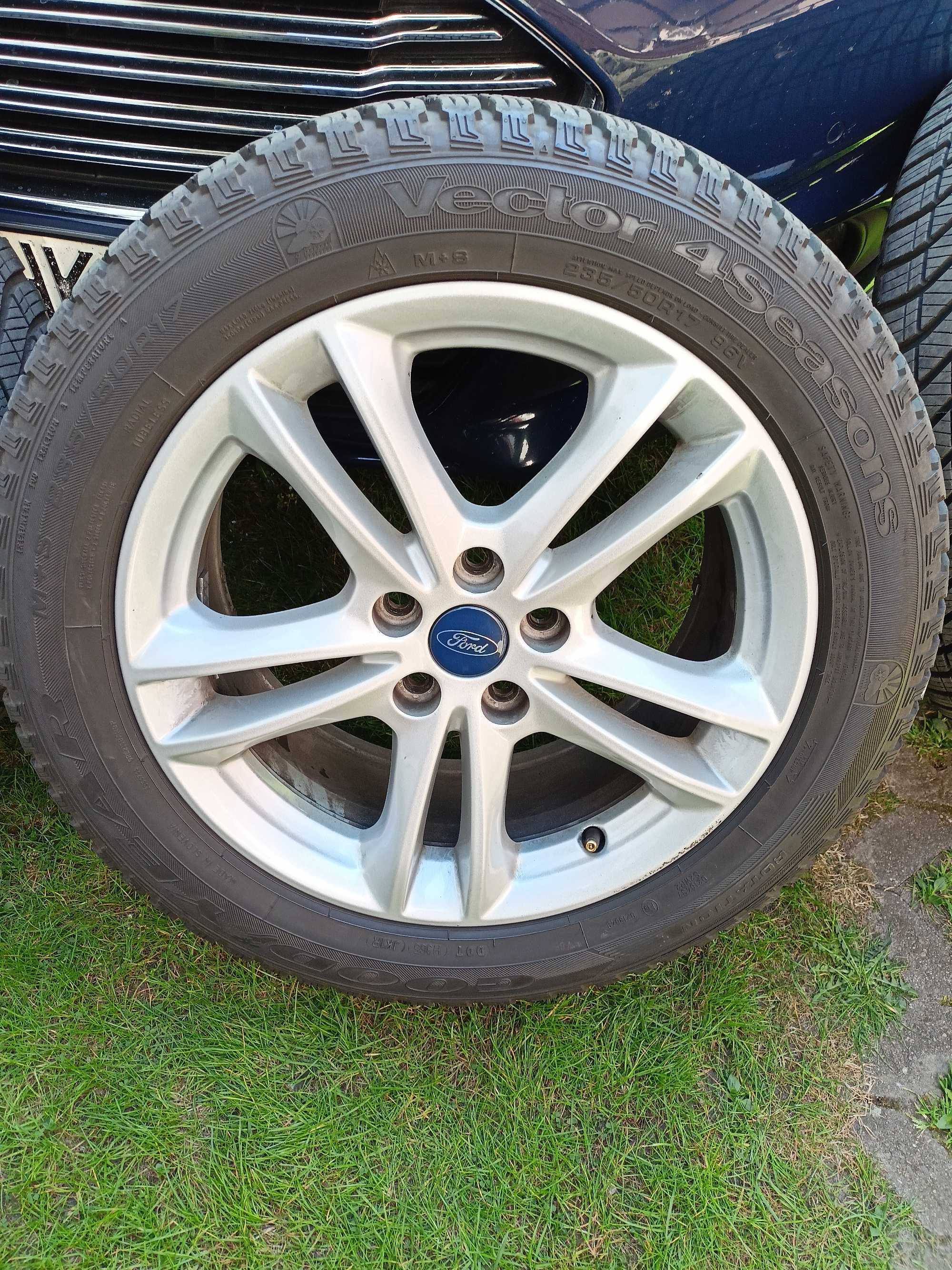 4 x Koła Opony Całoroczne GOODYEAR JAK NOWE 8mm TPMS FORD Mondeo S-MAX