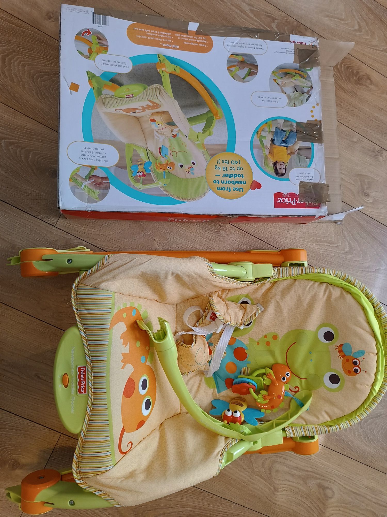 Bujak-fotelik Fisher Price