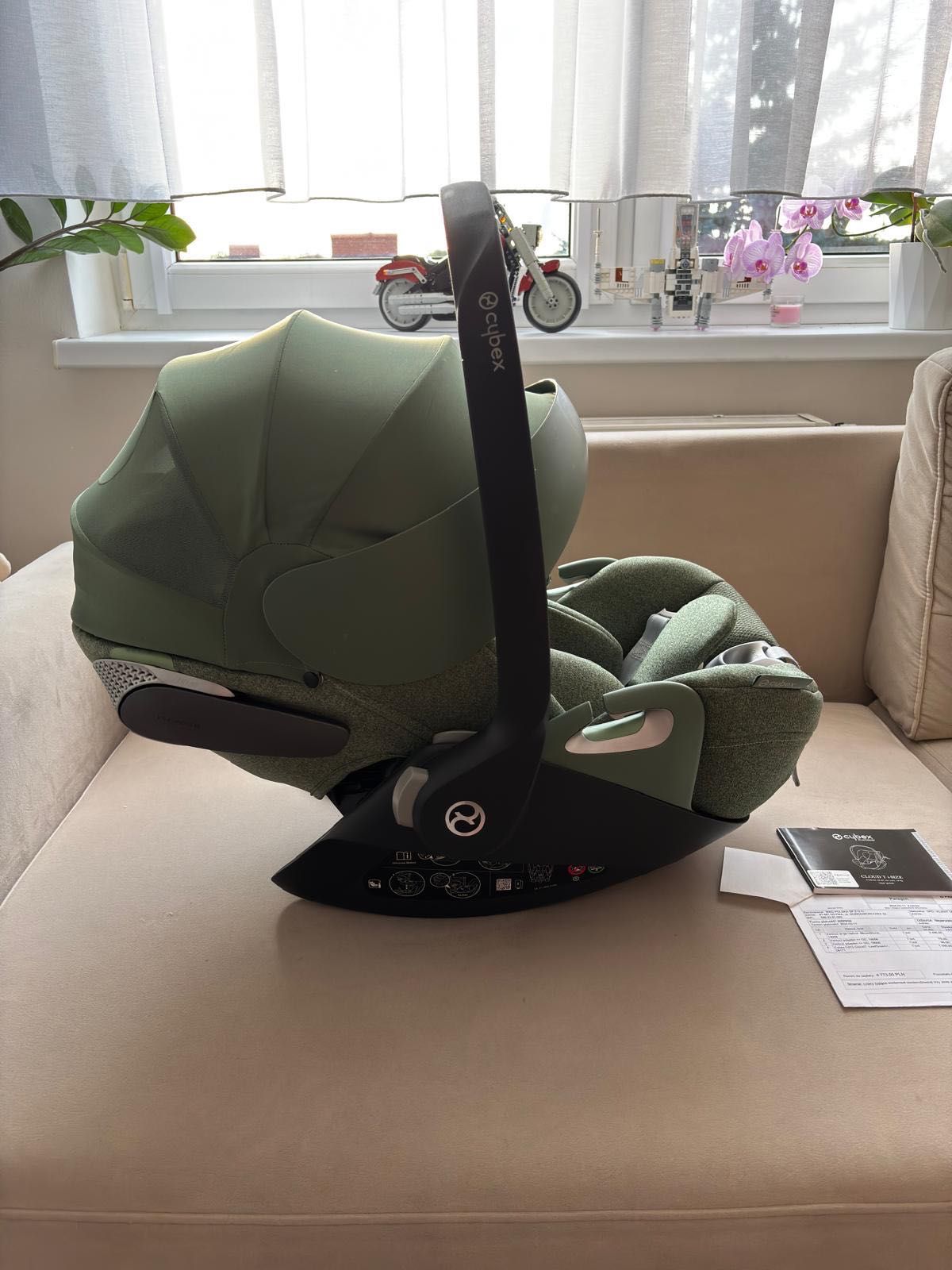 Nosidełko Cybex Cloud T i-Size Leaf Green