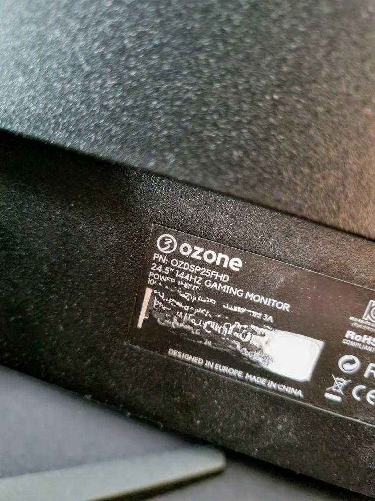 Monitor Gaming Ozone DSP25 TN 24.5" FHD 16:9 144Hz