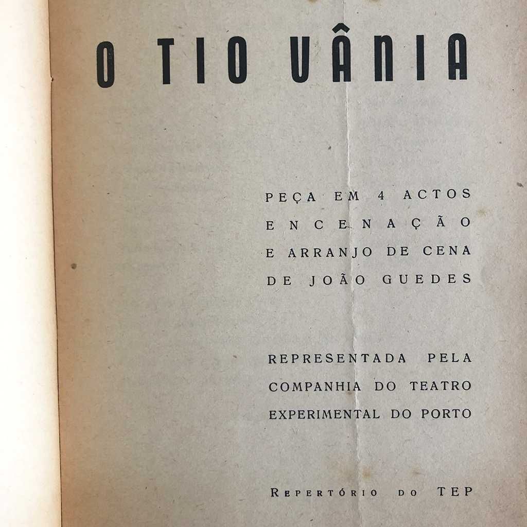 Anton Tchékhov O TIO VÂNIA 1960 Editorial Inova