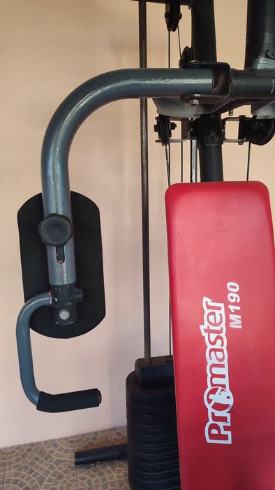 Máquina musculação multifunções Promaster + 4 pegas