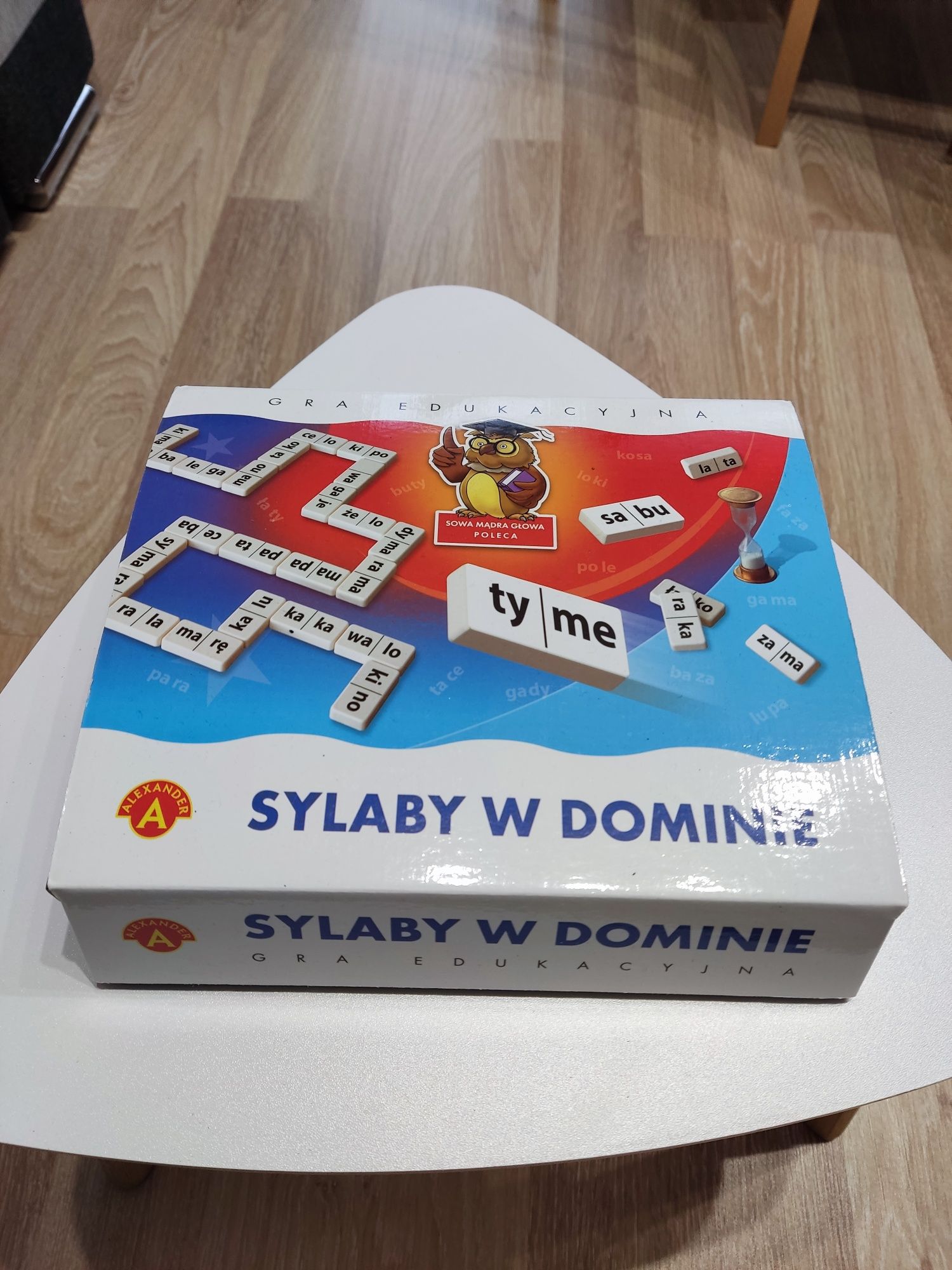 Gra edukacyjna Sylaby w dominie