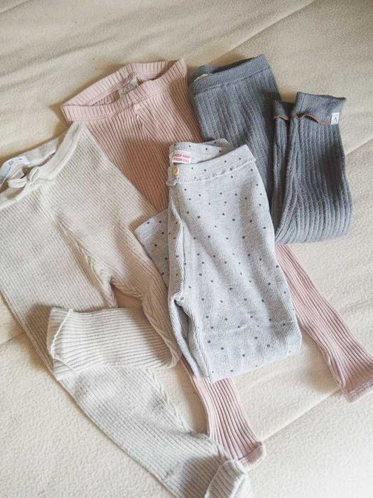 Conjunto Calças Zara Menina 3 anos - 4 Peças Confortáveis e Estilosas