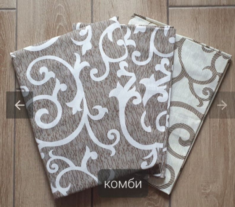 Комплект постільної білизни бязь євро