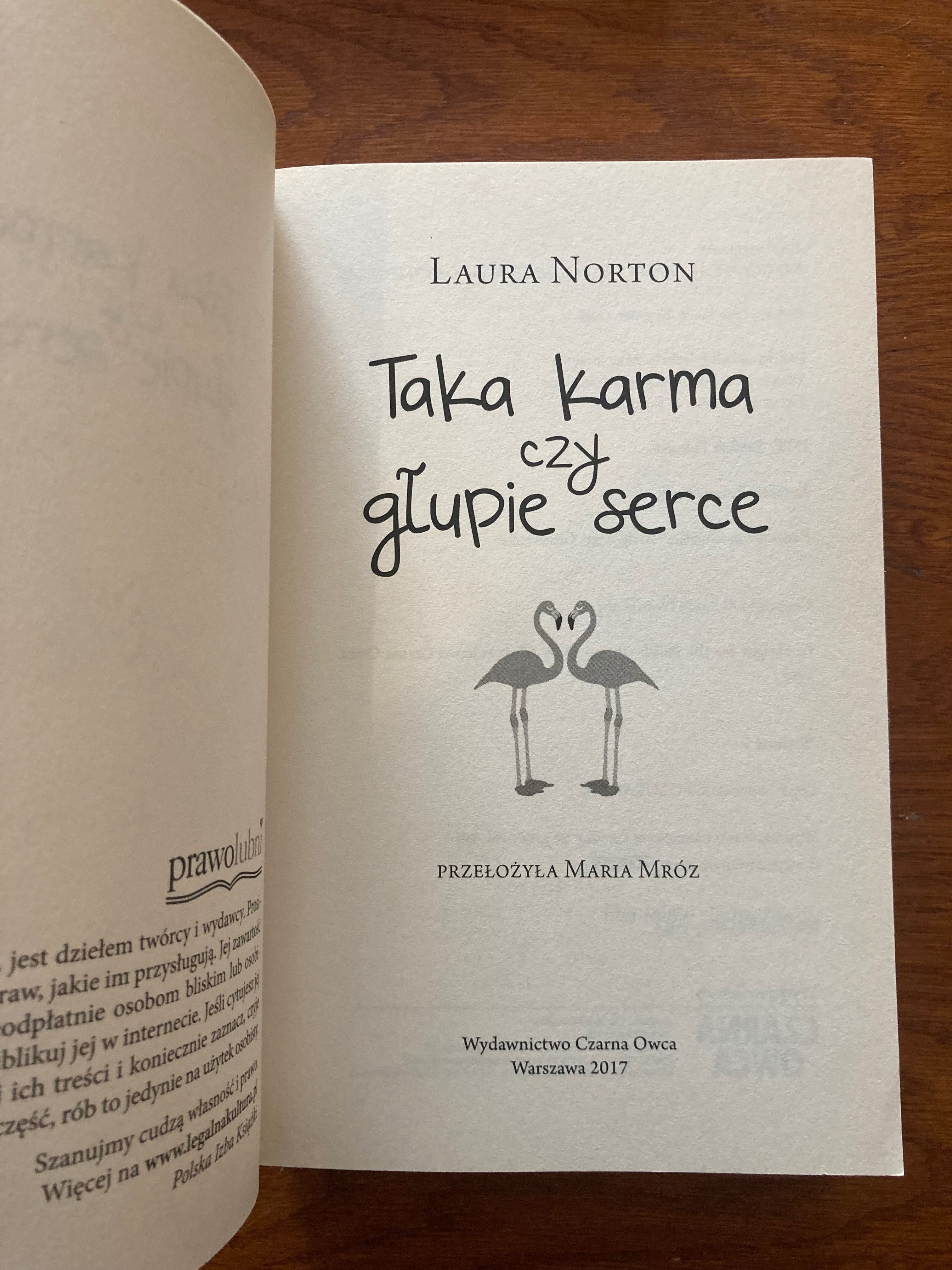 Książka Laura Norton - Taka karma czy głupie serce.