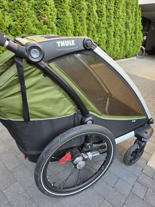 THULE Chariot Cab 2 - przyczepka rowerowa, wózek do roweru 2w1.