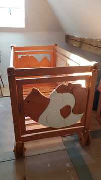 Łóżko dla dziecka 140x70 lite drewno