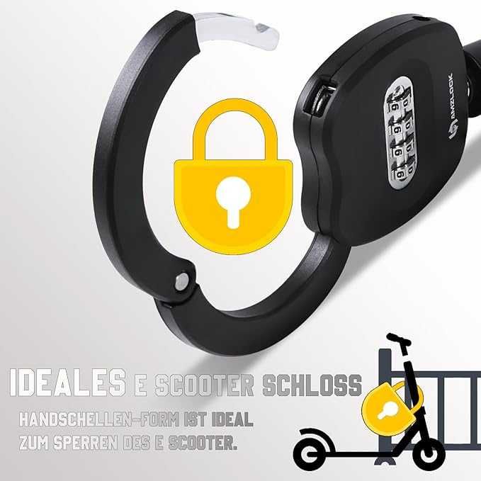Bezpieczny Łańcuchowy Zamek Antykradzieżowy do Hulajnóg /Rowerów