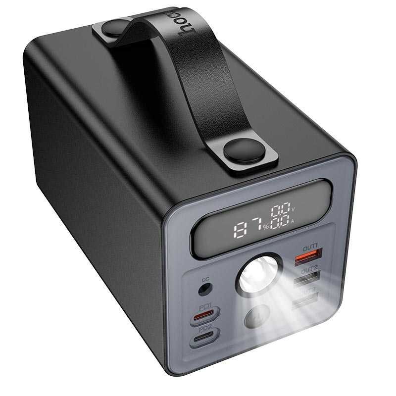 УМБ HOCO J138 60000mAh 22.5W 3USB/2Type-C/DC12V, 22.5W/3A, PD/QC