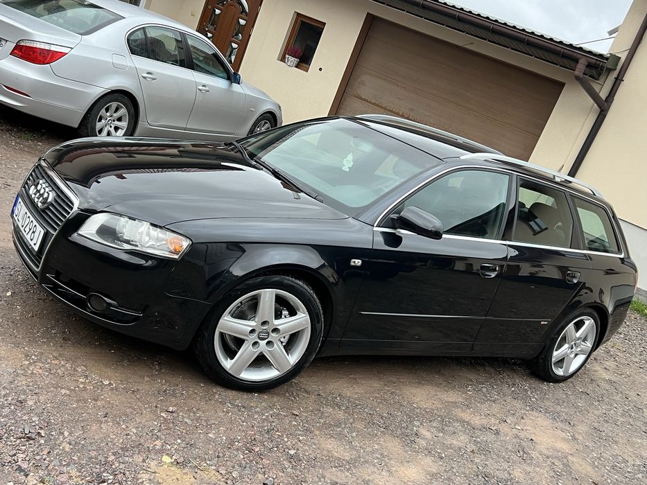 Audi A4 B7 2.0 140KM 8v 2007R S-Line Czarny Sufit Klimatron Bez Rdzy!!