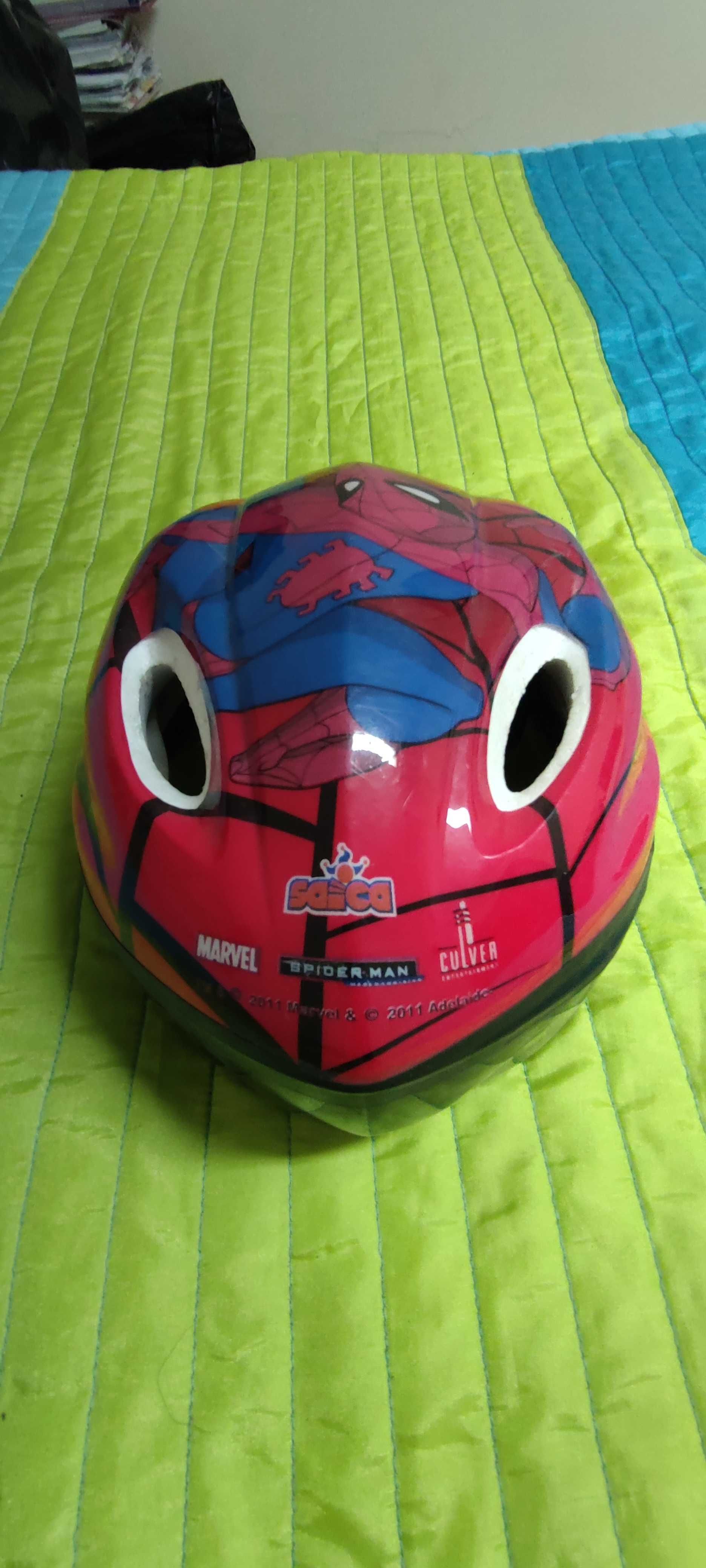 Capacete de bicicleta para menino novo,  tam. M da Marvel