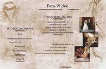 Fotografia ślubna i wideofilmowanie