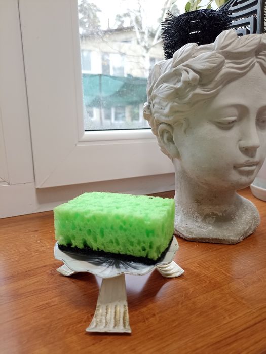 Підставка для губки, підсвічник металевий