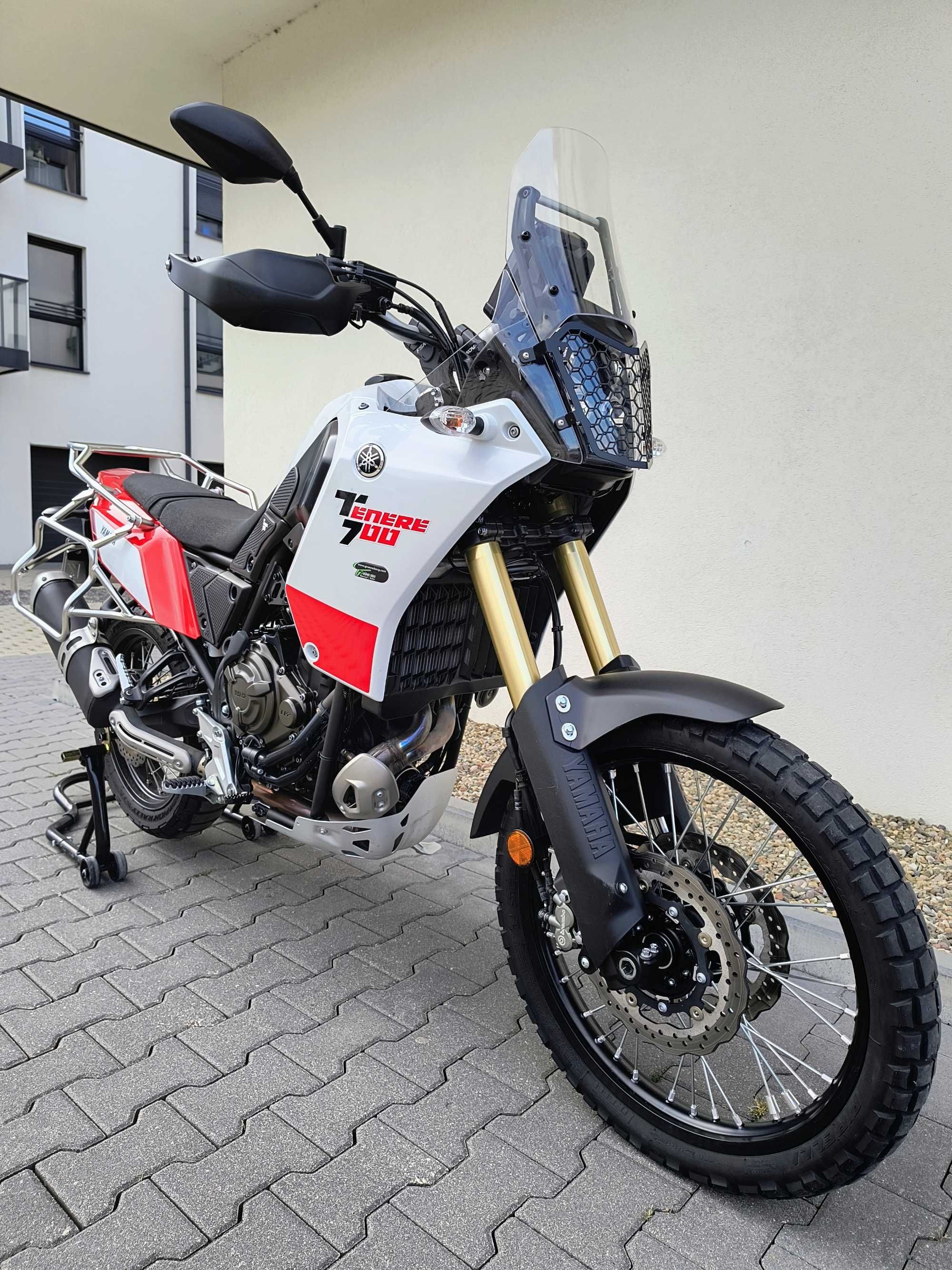 Yamaha tenere 700, 2022 rok w komplecie zestaw na A2 i podwyższenie