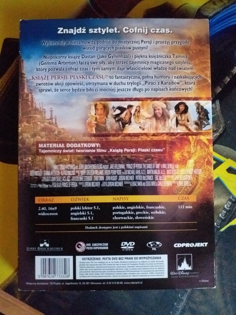 Książę Persji Piaski Czasu DVD