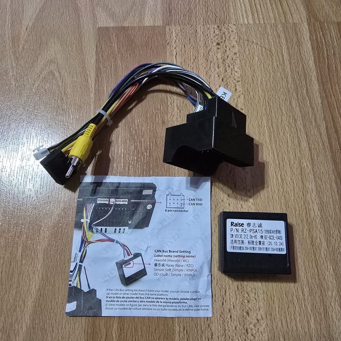 Adapter do radia z Androidem z canbus do radia Peugot