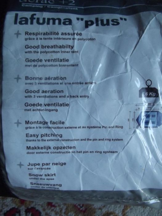Tenda LAFUMA "plus"