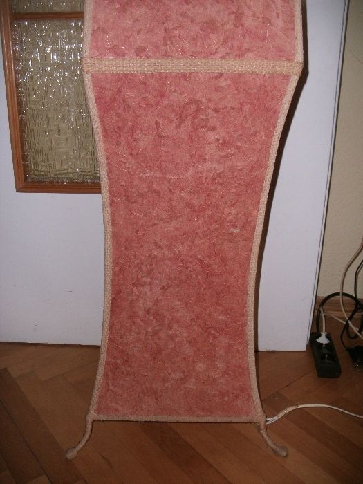 Stylowa lampa stojąca wysoka retro,dwa punkty świetlne. 130 cm