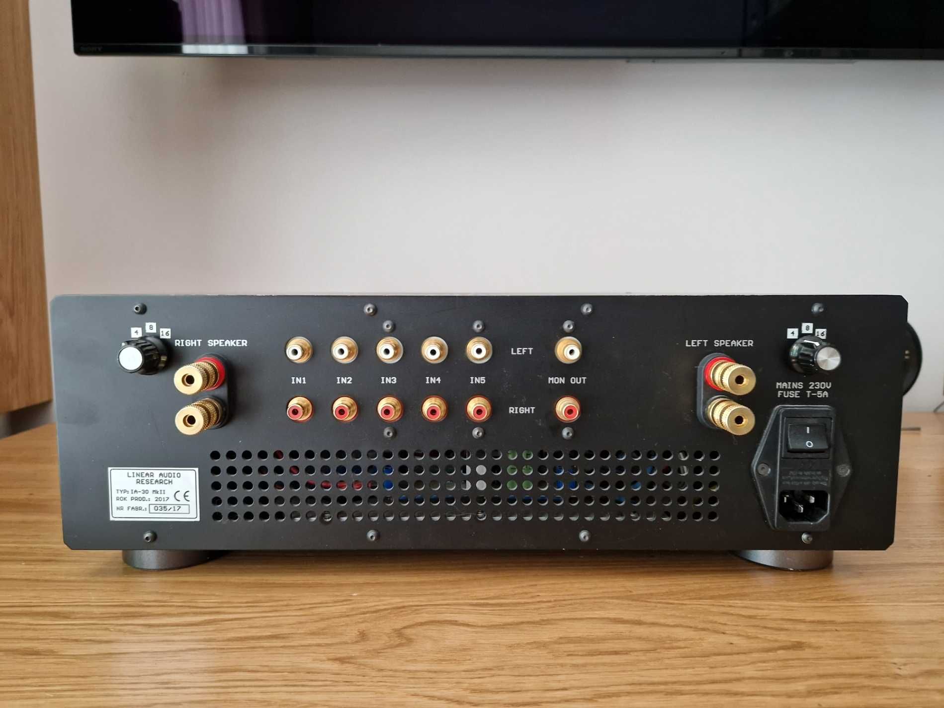 Linear Audio Research LAR IA 30 mkII - wzmaczniacz lampowy