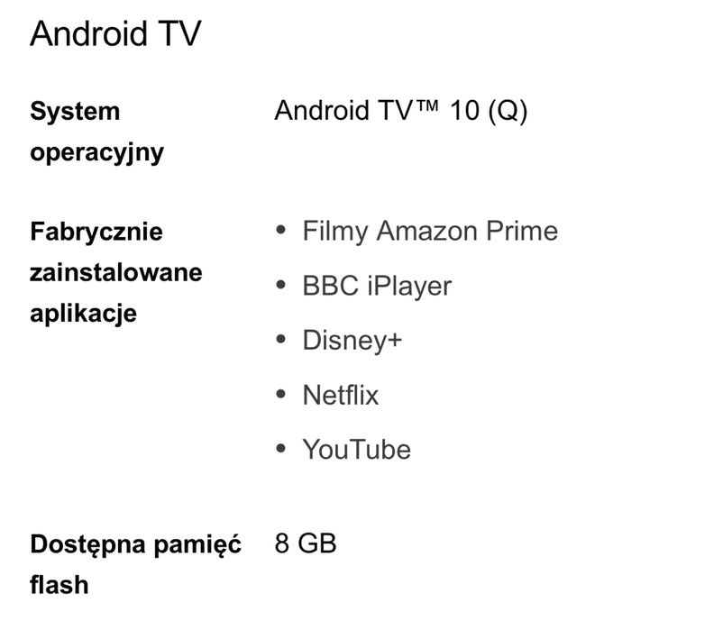 Telewizor 4K UHD HDR Android